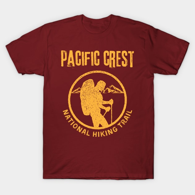 Pacific Crest Hiking Trail T-Shirt by Souls.Print